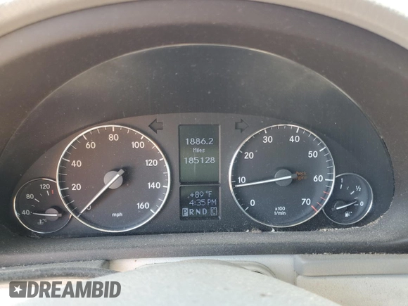 2006 Mercedes-Benz C 280 Luxury with VIN WDBRF54H06A906654, listed as a Copart auction lot 53290105 with 185,128 mi miles and Salvage Title. Bid and sale history available at DreamBid. Image 9.