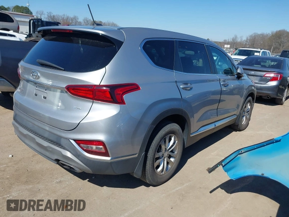 2020 Hyundai Santa Fe Essential with VIN 5NMS2CAD2LH285861, listed as a IAAI auction lot 41663398 with 37,756 mi miles. Bid and sale history available at carsss.com. Image 4.