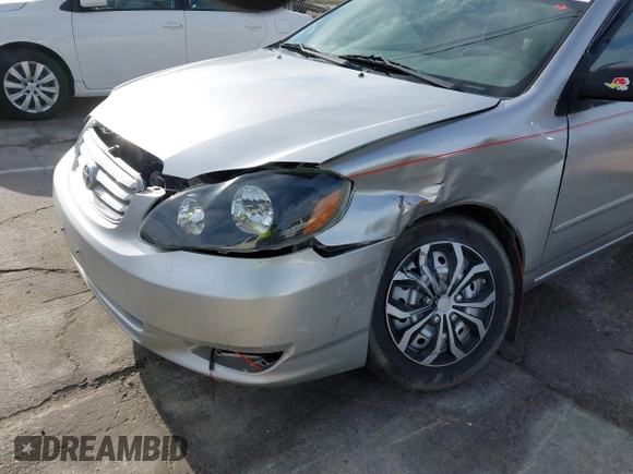 2004 Toyota Corolla CE with VIN 1NXBR32E14Z255758, listed as a IAAI auction lot 41901809 with 156,408 mi miles and . Bid and sale history available at DreamBid. Image 6.