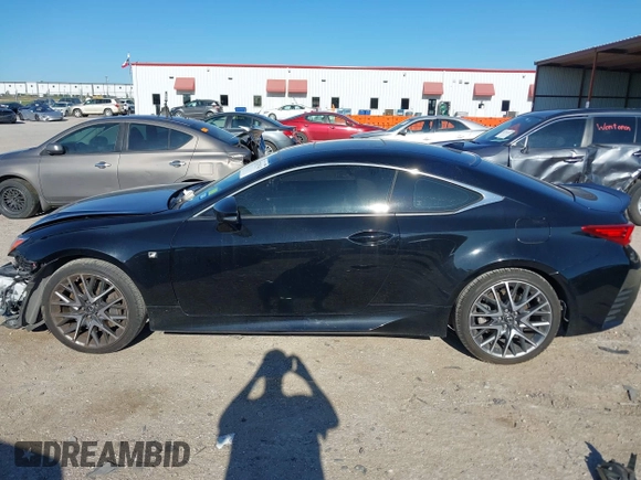 2015 Lexus RC 350 F Sport with VIN JTHHE5BC3F5004742, listed as a IAAI auction lot 42235743 with 108,388 mi miles and . Bid and sale history available at DreamBid. Image 15.