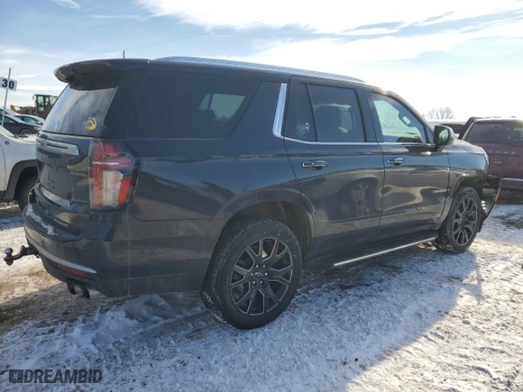 2023 Chevrolet Tahoe Premier with VIN 1GNSKSKD1PR534829, listed as a Copart auction lot 88432775 with 14,233 mi miles and Salvage Title. Bid and sale history available at carsss.com. Image 3.