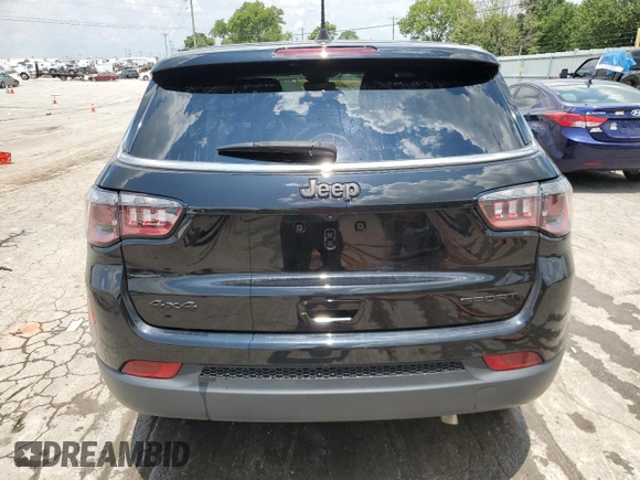 2022 Jeep Compass Sport with VIN 3C4NJDAB6NT221123, listed as a Copart auction lot 61963685 with 32,764 mi miles and Salvage title. Bid and sale history available at DreamBid. Image 6.
