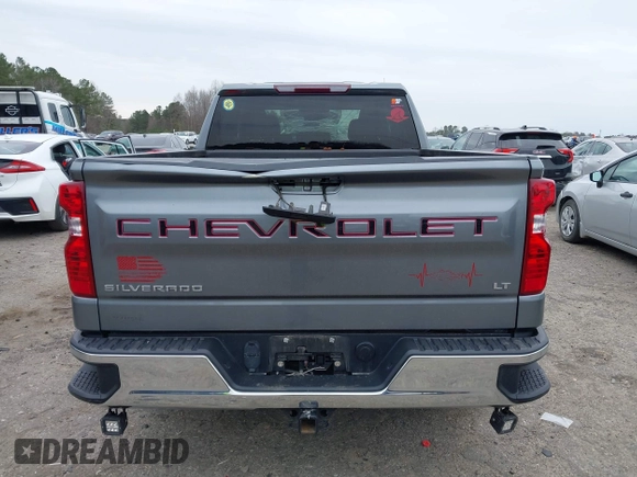 2020 Chevrolet Silverado 1500 LT with VIN 1GCRYDED4LZ354719, listed as a IAAI auction lot 41753229 with 51,977 mi miles. Bid and sale history available at carsss.com. Image 16.