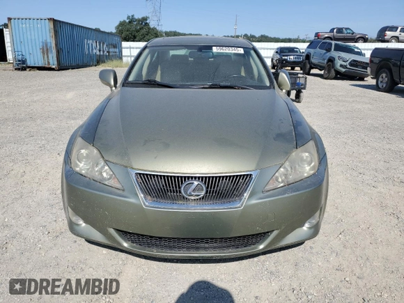 2006 Lexus IS 250 z VIN JTHBK262865012673, wystawiony jako Copart lot #59620345 z przebiegiem 169 413 mil mil oraz Czysty tytuł • Clean title. Historia ofert i sprzedaży dostępna na DreamBid. Obrazek 5.