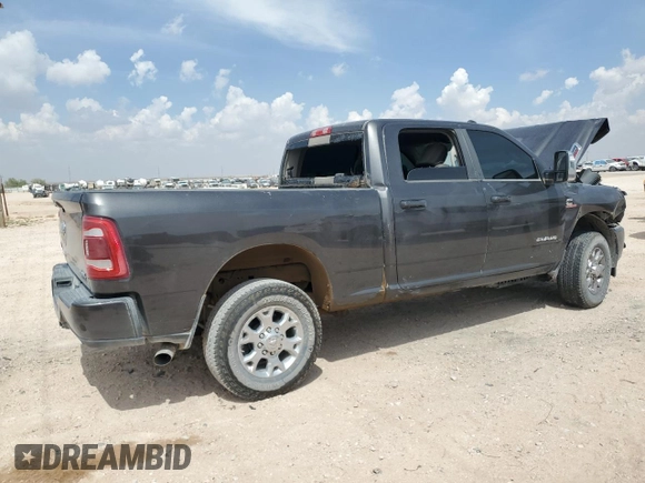 2024 Ram 2500 Laramie with VIN 3C6UR5FL9RG355268, listed as a Copart auction lot 50527165 with 33,207 mi miles and Salvage title. Bid and sale history available at DreamBid. Image 3.