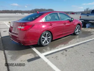 2017 Subaru Legacy Limited with VIN 4S3BNEN64H3036255, listed as a IAAI auction lot 41791344 with 205,106 mi miles. Bid and sale history available at carsss.com. Image 4.