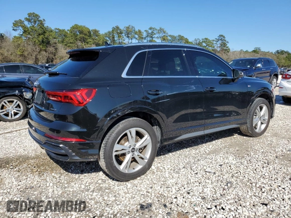 2022 Audi Q3 S line Premium with VIN WA1DECF32N1056927, listed as a Copart auction lot 39252533 with 5,258 mi miles. Bid and sale history available at carsss.com. Image 3.