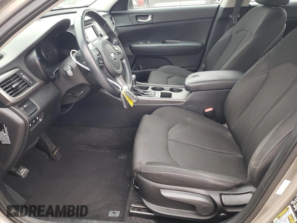 2016 Kia Optima LX Turbo with VIN 5XXGT4L10GG011106, listed as a Copart auction lot 43805715 with 81,747 mi miles and Salvage Title. Bid and sale history available at carsss.com. Image 7.