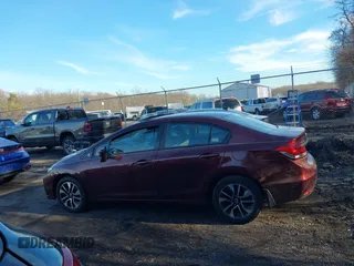 2014 Honda Civic Sedan EX with VIN 19XFB2F80EE249233, listed as a IAAI auction lot 41654087 with 119,126 mi miles. Bid and sale history available at carsss.com. Image 14.