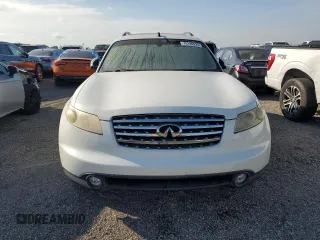 2005 Infiniti FX with VIN JNRAS08U85X107334, listed as a Copart auction lot 76199924 with Not Provided miles and Salvage Title. Bid and sale history available at DreamBid. Image 5.