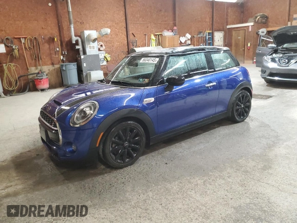 2020 MINI Hardtop Cooper S with VIN WMWXR5C08L2L47272, listed as a Copart auction lot 56340145 with 35,903 mi miles and Salvage Title. Bid and sale history available at DreamBid. Image 1.