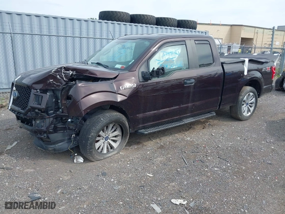 2018 Ford F-150 XL with VIN 1FTEX1EP5JKE64517, listed as a IAAI auction lot 37930468 with 64,204 mi miles. Bid and sale history available at carsss.com. Image 17.