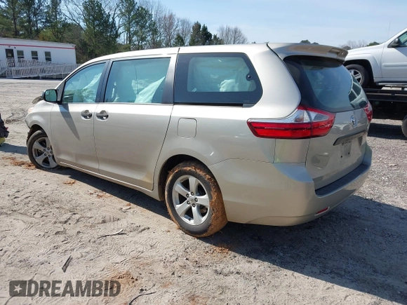 2015 Toyota Sienna L with VIN 5TDZK3DC4FS669496, listed as a IAAI auction lot 41691430 with 119,427 mi miles and . Bid and sale history available at DreamBid. Image 3.