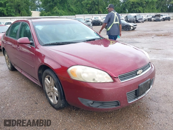 2011 Chevrolet Impala LT Fleet with VIN 2G1WG5EK0B1127988, listed as a IAAI auction lot 42446480 with 390,795 mi miles and . Bid and sale history available at DreamBid. Image 1.