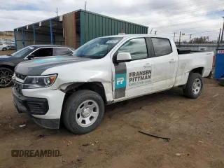 2022 Chevrolet Colorado 4WD Work Truck with VIN 1GCGTBEN0N1120839, listed as a Copart auction lot 46833625 with 77,710 mi miles and Salvage title. Bid and sale history available at DreamBid. Image 1.
