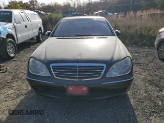 2003 Mercedes-Benz S-Class 5.0L with VIN WDBNG75J13A343070, listed as a Copart auction lot 77412604 with 154,533 mi miles and Salvage Title. Bid and sale history available at carsss.com. Image 5.