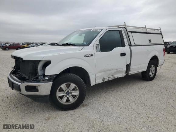 2019 Ford F-150 XL with VIN 1FTMF1C59KKC79369, listed as a Copart auction lot 42282245 with 91,449 mi miles and Salvage Title. Bid and sale history available at carsss.com. Image 1.