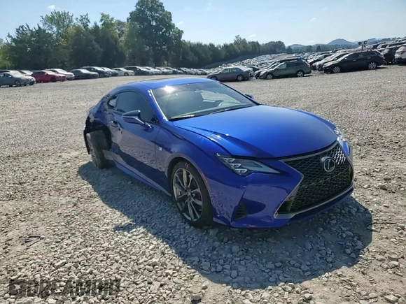 2022 Lexus RC with VIN JTHGA5BC2N5012126, listed as a Copart auction lot 76266574 with 17,693 mi miles and Salvage Title. Bid and sale history available at carsss.com. Image 11.