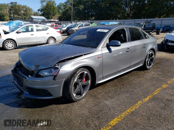 2012 Audi S4 Prestige with VIN WAUKGAFL2CA035940, listed as a Copart auction lot 76400614 with 131,836 mi miles and Salvage Title. Bid and sale history available at carsss.com. Image 1.
