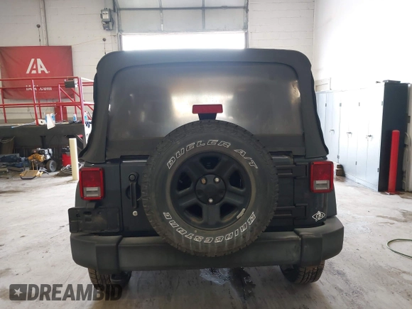 2017 Jeep Wrangler Unlimited Sport with VIN 1C4BJWDG3HL503676, listed as a IAAI auction lot 41953232 with 94,819 mi miles. Bid and sale history available at carsss.com. Image 17.