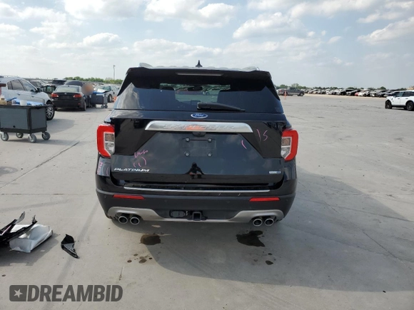 2020 Ford Explorer Platinum with VIN 1FM5K8HC1LGA26482, listed as a Copart auction lot 53667005 with 32,030 mi miles and Salvage title. Bid and sale history available at DreamBid. Image 6.