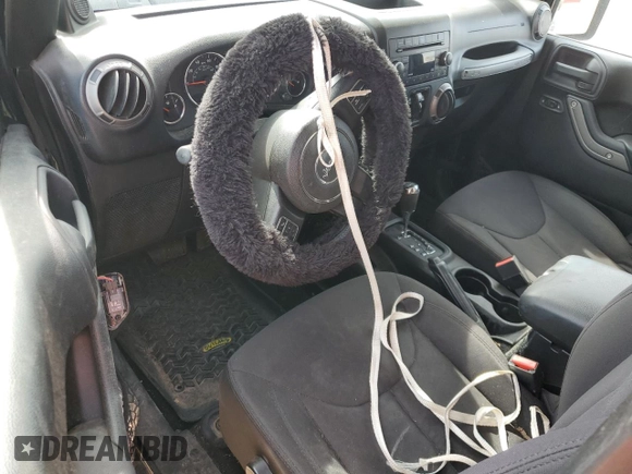 2014 Jeep Wrangler Unlimited Sport with VIN 1C4BJWDG2EL194164, listed as a Copart auction lot 56885575 with Not Provided miles and Salvage Title. Bid and sale history available at DreamBid. Image 8.