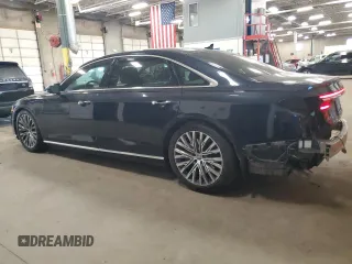 2019 Audi A8 L with VIN WAU8DAF89KN010958, listed as a Copart auction lot 42954435 with 125,582 mi miles and Salvage Title. Bid and sale history available at carsss.com. Image 2.