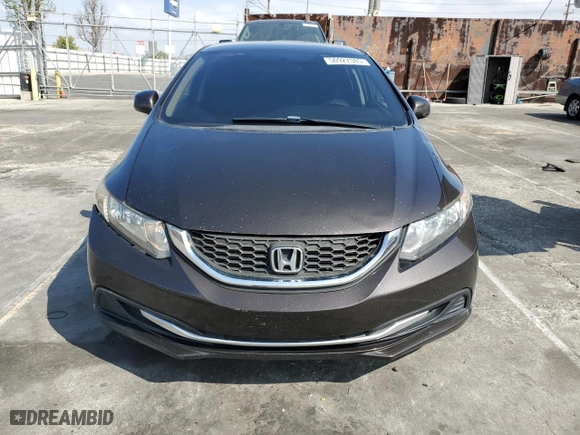 2013 Honda Civic Sdn LX with VIN 2HGFB2F50DH597561, listed as a Copart auction lot 50927385 with 142,034 mi miles and Salvage Title. Bid and sale history available at carsss.com. Image 5.