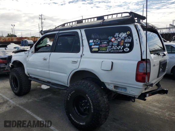 1999 Toyota 4Runner SR5 with VIN JT3GN86R6X0109999, listed as a Copart auction lot 53301655 with Not provided miles and Salvage title. Bid and sale history available at DreamBid. Image 2.