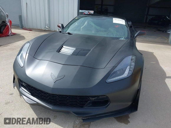 2017 Chevrolet Corvette Grand Sport 2LT with VIN 1G1YY2D70H5105112, listed as a IAAI auction lot 41610621 with 60,283 mi miles. Bid and sale history available at carsss.com. Image 6.