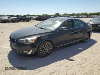 2015 Kia Cadenza Premium with VIN KNALN4D79F5180018, listed as a Copart auction lot 73939274 with 154,462 mi miles and Salvage Title. Bid and sale history available at carsss.com. Image 1.