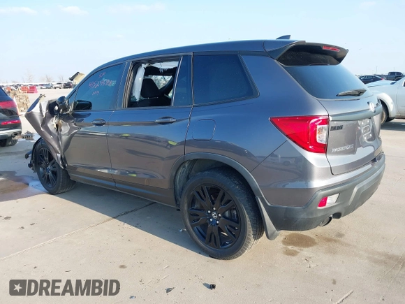 2019 Honda Passport Sport with VIN 5FNYF7H23KB000613, listed as a IAAI auction lot 41524588 with Not Provided miles and . Bid and sale history available at carsss.com. Image 3.