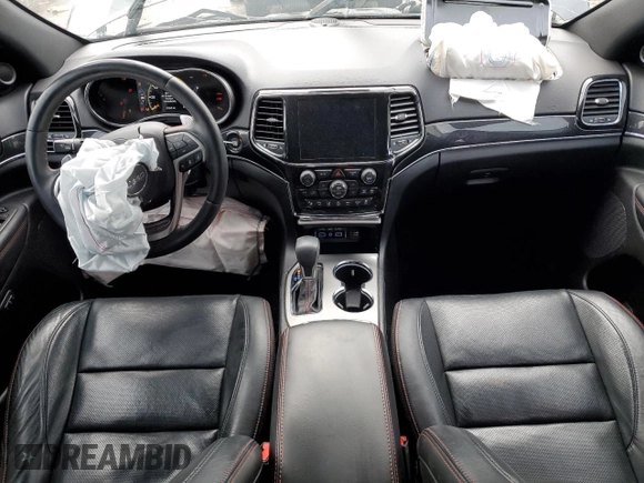 2021 Jeep Grand Cherokee Trailhawk with VIN 1C4RJFLG1MC619212, listed as a Copart auction lot 41633735 with 37,945 mi miles and Salvage Title. Bid and sale history available at carsss.com. Image 8.