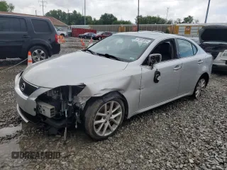 2008 Lexus IS 250 z VIN JTHCK262385025239, wystawiony jako Copart lot #57827325 z przebiegiem 248 362 mil mil oraz Szkoda całkowita • Salvage title. Historia ofert i sprzedaży dostępna na DreamBid. Obrazek 1.
