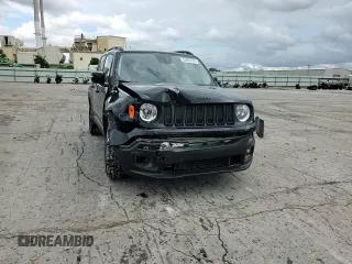 2017 Jeep Renegade Latitude with VIN ZACCJABB9HPG67072, listed as a Copart auction lot 55957745 with 92,078 mi miles and Salvage title. Bid and sale history available at DreamBid. Image 14.
