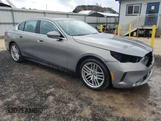 2024 BMW 5 Series 530i with VIN WBA43FJ02RCS33722, listed as a Copart auction lot 43482345 with 8,674 mi miles and Clean Title. Bid and sale history available at carsss.com. Image 4.