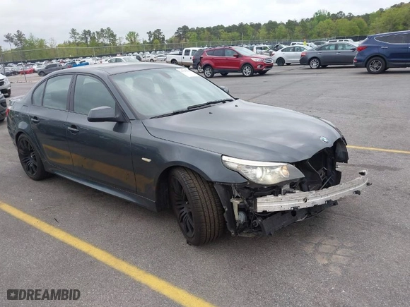 2010 BMW 5 Series 535i with VIN WBANW1C54AC167802, listed as a IAAI auction lot 41925075 with 95,884 mi miles. Bid and sale history available at carsss.com. Image 1.