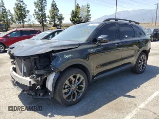 2021 Kia Sorento SX Prestige X-Line z VIN 5XYRKDLF7MG029973, wystawiony jako Copart lot #57134315 z przebiegiem 36 029 mil mil oraz Szkoda całkowita • Salvage title. Historia ofert i sprzedaży dostępna na DreamBid. Obrazek 1.