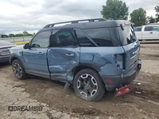 2024 Ford Bronco Sport Outer Banks with VIN 3FMCR9C60RRE07669, listed as a Copart auction lot 58541425 with 19,387 mi miles and Salvage title. Bid and sale history available at DreamBid. Image 2.