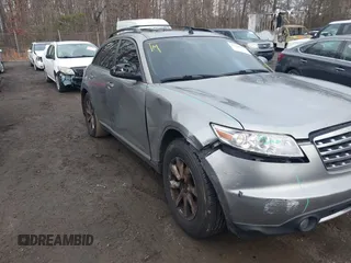 2007 Infiniti FX35 with VIN JNRAS08W87X203372, listed as a IAAI auction lot 41104377 with 162,229 mi miles. Bid and sale history available at carsss.com. Image 6.