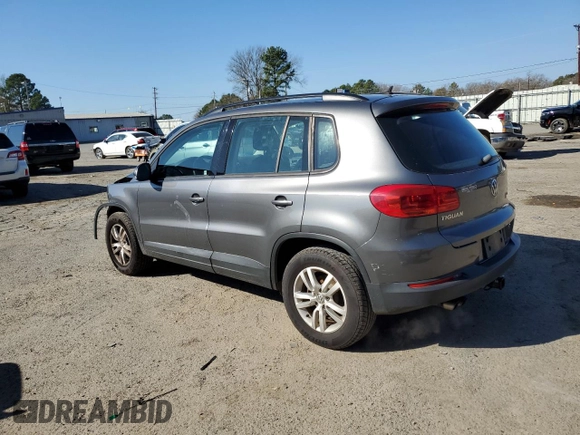 2016 Volkswagen Tiguan S with VIN WVGBV7AX0GW524346, listed as a Copart auction lot 87221564 with 163,609 mi miles and Salvage Title. Bid and sale history available at DreamBid. Image 2.