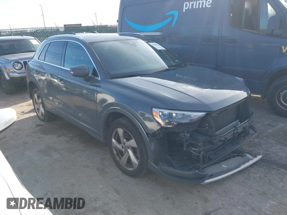 2019 Audi Q3 Premium with VIN WA1AECF34K1077065, listed as a IAAI auction lot 40826923 with 85,458 mi miles and . Bid and sale history available at DreamBid. Image 14.
