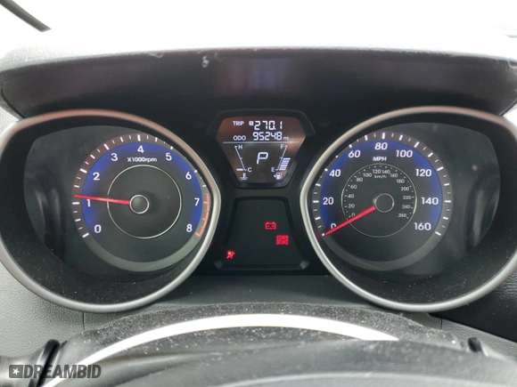 2013 Hyundai Elantra Coupe GS with VIN KMHDH6AE1DU013020, listed as a Copart auction lot 44244535 with 95,248 mi miles and Salvage Title. Bid and sale history available at carsss.com. Image 9.