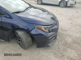 2020 Toyota Corolla XSE with VIN JTDT4RCE7LJ000475, listed as a Copart auction lot 51596105 with 96,782 mi miles and Salvage Title. Bid and sale history available at carsss.com. Image 10.