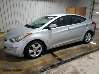 2013 Hyundai Elantra GLS with VIN 5NPDH4AE8DH151625, listed as a Copart auction lot 45352485 with 160,143 mi miles and Salvage Title. Bid and sale history available at carsss.com. Image 1.