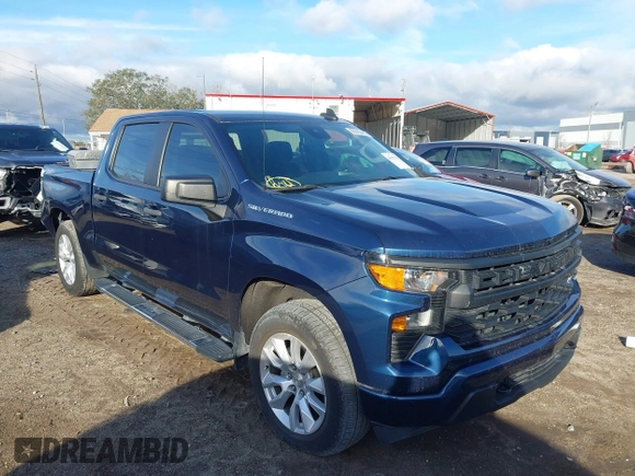 2023 Chevrolet Silverado 1500 Custom with VIN 1GCPDBEK9PZ119812, listed as a IAAI auction lot 41617315 with 37,297 mi miles and . Bid and sale history available at DreamBid. Image 1.