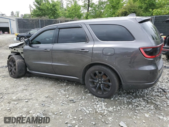 2019 Dodge Durango GT Plus with VIN 1C4RDJDG7KC755477, listed as a Copart auction lot 55584925 with 122,961 mi miles and Salvage title. Bid and sale history available at DreamBid. Image 2.