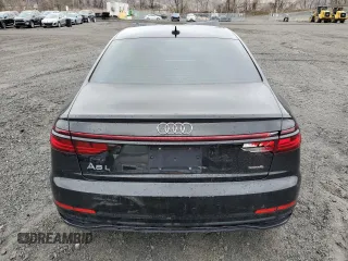 2022 Audi A8 with VIN WAULDAF85NN004895, listed as a Copart auction lot 51758025 with 61,164 mi miles and Salvage title. Bid and sale history available at DreamBid. Image 6.