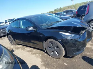 2023 Tesla Model 3 with VIN 5YJ3E1EA2PF482536, listed as a IAAI auction lot 41858110 with 6,298 mi miles. Bid and sale history available at carsss.com. Image 13.