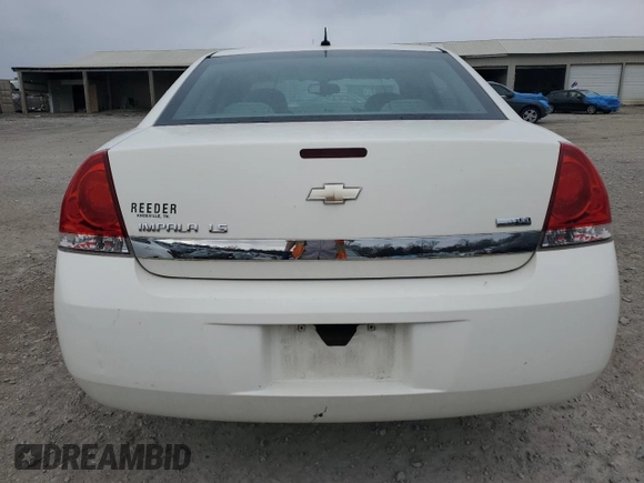 2009 Chevrolet Impala LS with VIN 2G1WB57K191156616, listed as a Copart auction lot 44231285 with 186,335 mi miles and Clean Title. Bid and sale history available at DreamBid. Image 6.